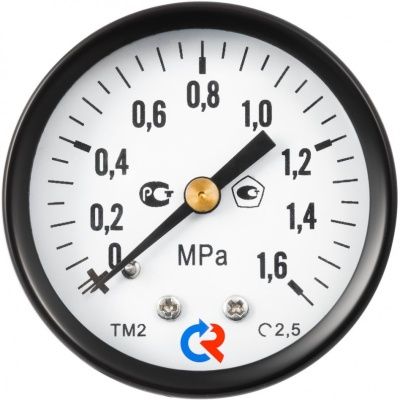 Манометр с электроконтактной приставкой, тип ТМ серия 10, подключение снизу, Росма В Кургане