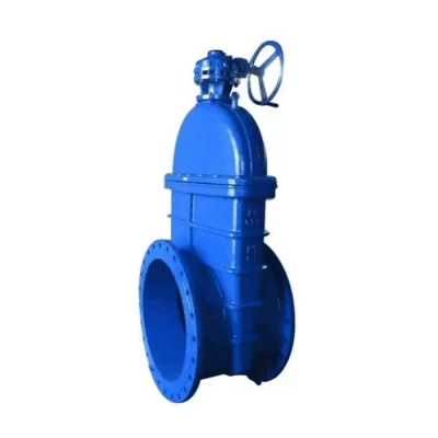 Задвижка чугун 30ч539р аналог МЗВ обрезиненный клин c гайкой Ду 800 Ру10/16 Тмакс=120C фл с редуктором В Кургане